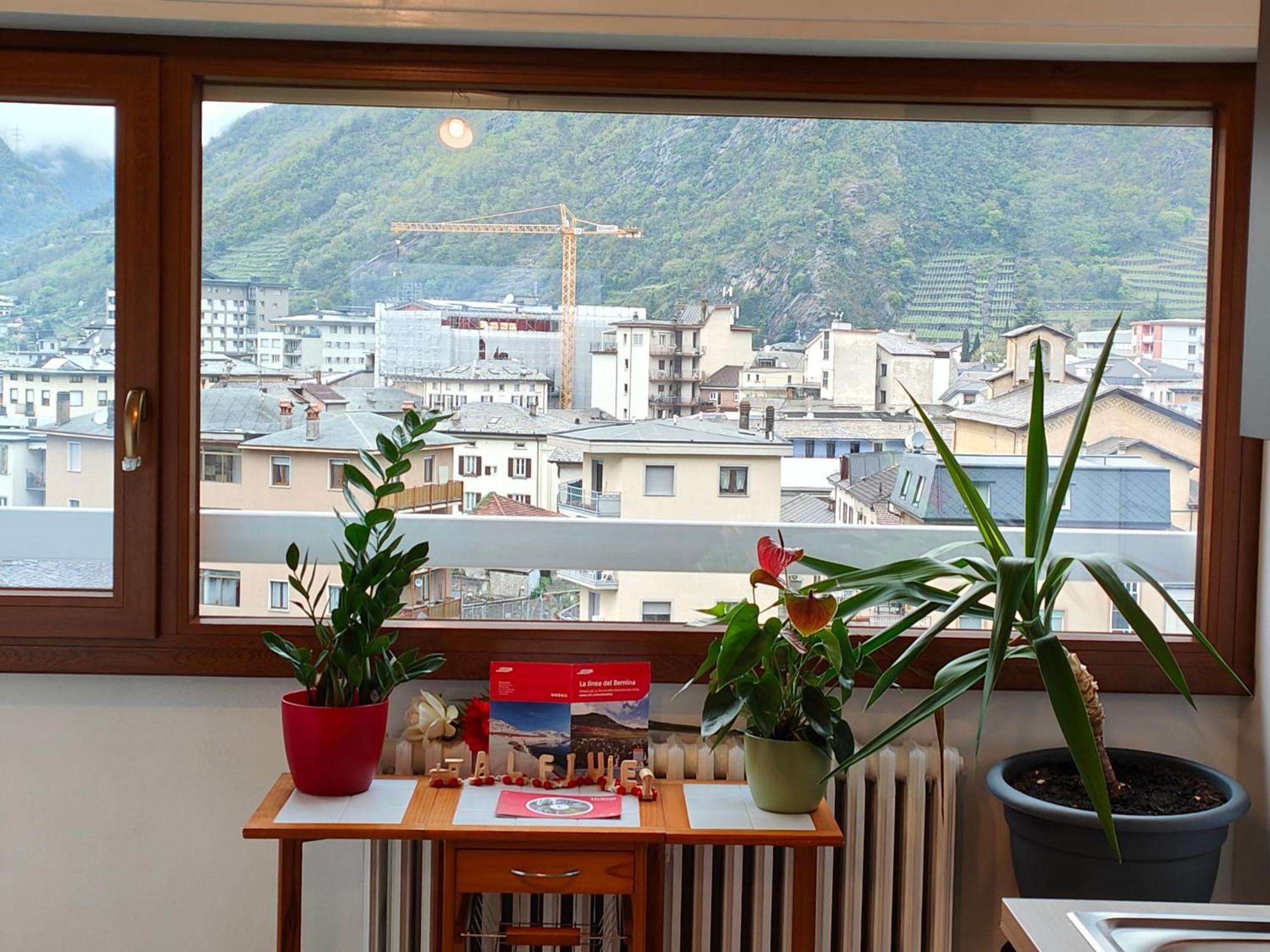 Ferienwohnung Alfiume B Tirano Exterior foto